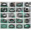 4 point contact black coating turntable gear ring bearing used for swing equipment